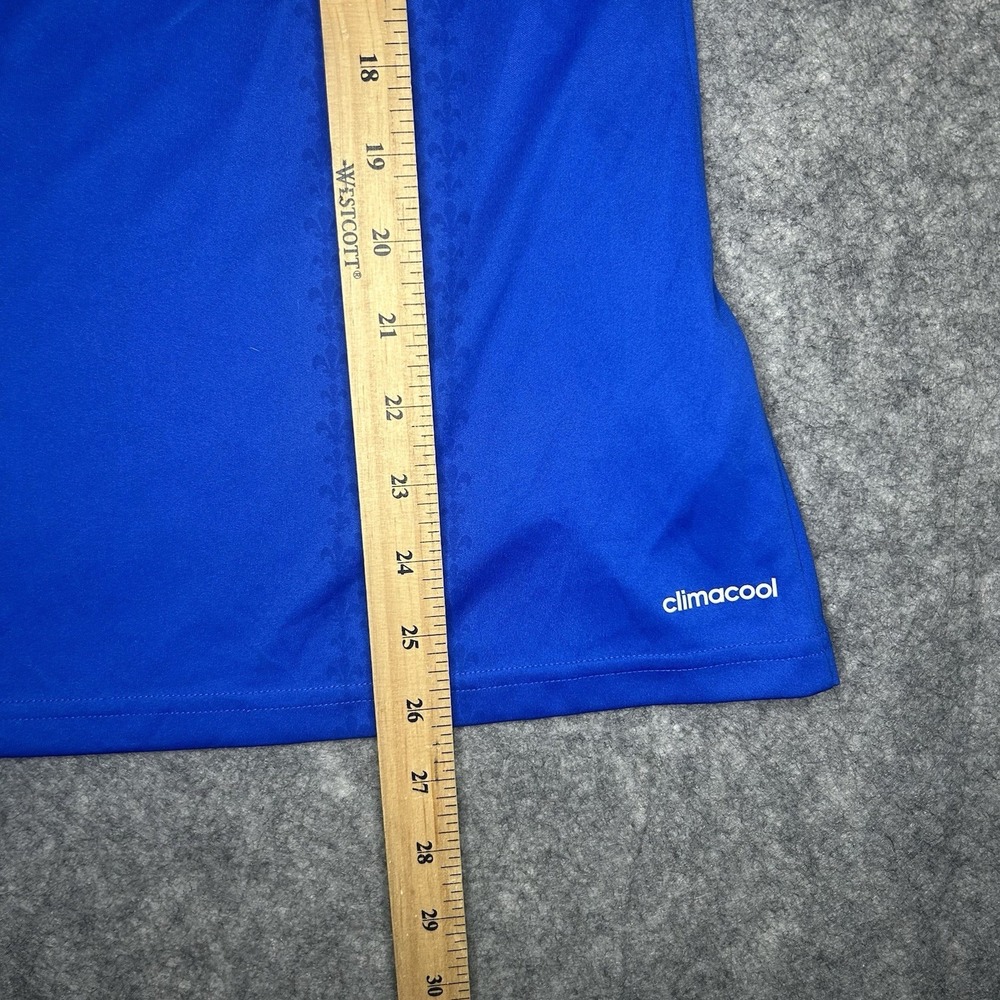 Adidas Women's Large Impact Montreal 2013 Mls Blue Soccer Jersey V Neck - Picture 4 of 12